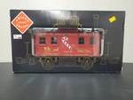 Aristocraft Bobber Caboose Christmas ART-42225. Fixed Price $90.00.
