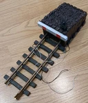 Lgb Lehmann 1031 1000 Buffer Stop With Straight Track - Light Tested Working. Fixed Price $29.99.