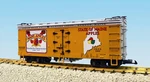 Usa Trains R16359 Maine Apples U.s. Refrigerator Cars (yellow/silver). Fixed Price $63.95.