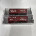 Micro Trains Line Chateau Martin 2 Pack Scale Brand New Sealed Usa Box Car. Fixed Price $96.99.