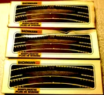 Bachmann Ho Gauge Electric Trains Steel Track Sets Three (3) Boxed Plus. Fixed Price $22.21.