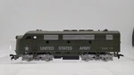 Model Power 96813 Ho Us Army F2A Dual Drive Lighted Diesel Locomotive Ex. Fixed Price $27.99.
