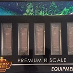 6PK Broadway Limited Imports C&nw 3-BAY Hopper Scale Brown 3123 Model Railroad. Fixed Price $181.17.