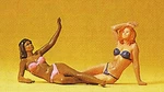 Preiser 45017 Lying Bathers Figures (set Of 2). Fixed Price $44.59.