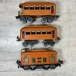 Lionel Prewar 248 Gauge Orange Electric Tin Loco 603 604 Passenger Set 1920S. Fixed Price $349.98.