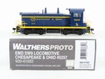 Ho Walthers Proto 920-41502 C&o Chesapeake Ohio SW9 Diesel #5257 W/dcc Sound. Fixed Price $229.95.