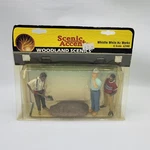 Woodland Scenics A2568 "whistle While He Works" Figure Set For G-gauge Nos. Fixed Price $22.99.