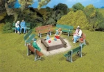 330979 Pola G Scale 1:22.5 Kit Of 6 Benches. Fixed Price $24.99.