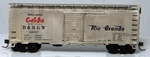 Ho Scale Weathered 40' Single Door Boxcar Drgw 'cookie Box' #60007. Fixed Price $23.00.