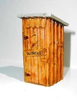 Outhouse Miniature Custom Rustic 1/24 Scale G Diorama Accessory Item. Fixed Price $17.95.