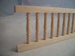 Porch Railing - Assembled T7032A 1PC 12" Long Tall Wood 1/12 Scale. Fixed Price $19.09.