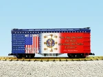 Usa Trains R16027 We Stand 4 National Anthem Patriotic Car Red/white/blue. Fixed Price $89.95.