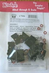 Kadee I Coupler For Lgb 2-6-2 Tank & GE2/4 Slant Rod Passenger 1799. Fixed Price $14.49.
