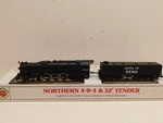 Bachmann Scale Santa Fe 4-8-4 Northern Steam Locomotive #3780. Fixed Price $50.00.