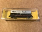 Atlas Scale Train Cars #3748 Denver & Rio Grande Railroad 22338 Flat W/ Piggy. Fixed Price $29.99.