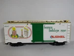 Lionel Gauge 1990 Season's Greetings Boxcar #87007 Original. Fixed Price $45.00.
