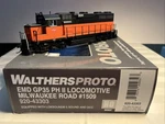 Ho Scale Walthers Proto Milwaukee Road GP35 #1509 Dcc/sound Tested. Fixed Price $189.99.