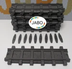 (rh) Playmobil Train Rc Tracks 10 Straight With Connector 4384. Fixed Price $44.23.