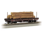 Bachmann Ho Scale Acf 40' Car With Logs 1906-1935 Item 18332 Silver Series. Fixed Price $41.99.