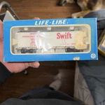 Life-like Scale 41' Swift Refrigerator Srlx 1202 Hobby Model Railroad Reefer. Fixed Price $21.00.