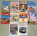 Lot Of 10 Vintage Train Catalogs N-scale Bachmann Lgb Artisto-craft Kato Piko. Fixed Price $34.95.