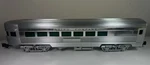 Aristo-craft Scale Streamline Budd Passenger Reading Observation Car Aluminum. Fixed Price $175.00.
