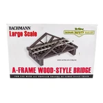 Bachmann Multi-scale A-frame Wood Style Model Train Bridge 96229. Fixed Price $59.99.