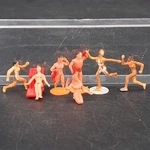 Preiser / Noch Merten ? Ho Scale Nude Sun Bathers Figures Set Of 7. Fixed Price $19.99.