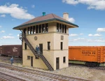 Santa Fe Interlocking Tower 933-2983 Ho Scale Model Railroad Structure Kit. Fixed Price $44.96.