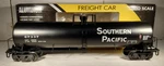 K-line Southern Pacific Aluminum Modern Tank Car. With Box #67337. 3RAIL.. Fixed Price $42.00.