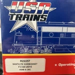 Usa Trains R22257 G Santa Fe Warbinnet F3 Ab Units 26B & 26C. Fixed Price $1099.99.