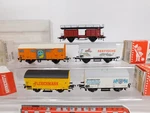5X Fleischmann H0/DC Freight Car Db: 5022+5042+5046+5224+5331, Mint+box #CS369-1. Fixed Price $58.45.