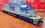 Scaletrains Ho Csx "s" Scheme #8256 SD40-2 With Dcc & Sound. Fixed Price $429.95.
