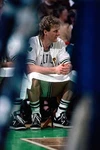 Larry Bird Sits The Bench Circa 1986 At Boston Garden In Bo- Old Photo. Fixed Price $6.46.