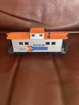 Life-like Amtrak 852 Caboose Ho Scale Train Car Orange Gray. Fixed Price $14.39.