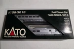 Kato N-scale #106-3013 Rail Diesel Car Rock Lsland, Set RDC-3 #9002 #9003. Fixed Price $300.00.