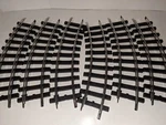 Bachmann Big Haulers Scale Curved Steel Alloy Track (6) New. Fixed Price $32.00.