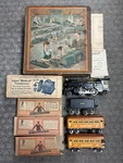 + Lionel Prewar Gauge Outfit 136 Locomotive 262T Tender Orange Car Set. Fixed Price $595.00.