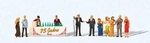 Preiser 10775 Ho Scale Anniversary Party With Serving Table PKG(11). Fixed Price $35.99.