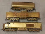 Alco Union Pacific Three Unit Gas Turbine Unpainted Brass D-150 Ho. Fixed Price $559.99.