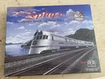 Con-cor Scale Burlington The Zephyr Streamline Motor Train 3-CAR Set.... Fixed Price $450.00.