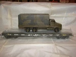 Usa Trains Long Flat Wagon Military Cargo Truck Scale New Box R1752. Fixed Price $174.05.