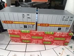Lgb 4069/1 Set Of 2 Grey Containers - Scale. Fixed Price $69.95.
