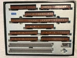Kato 106-068 Scale Pennsylvania Broadway Limited 10-CAR Passenger Set Prr. Fixed Price $450.00.