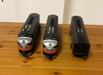 Lionel Southern Pacific Black Widow F-3 Aba Diesel Engine Set No Box 6-38197. Fixed Price $500.00.