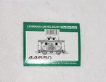 Lgb New Origional 44650 Merry Christmas Caboose Box Label #696. Fixed Price $7.50.