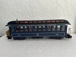 Gauge, Bachmann Big Haulers 97243, Classic Coach, B&o Royal Blue 1051. Fixed Price $39.95.