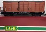 Lgb- Obb Double Door Box Car W/ Brakeman's Cab "austrian Federal Railway". Fixed Price $55.95.