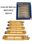 Walthers Mainline 910-55679 Ho Scale Thrall 5-UNIT 40' Well Car Bnsf (sflc) 1053. Fixed Price $119.99.