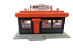 Piko 62259 G Scale Peters Motorcycle Shop. Fixed Price $149.99.